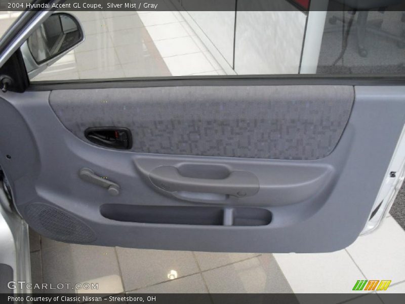 Silver Mist / Gray 2004 Hyundai Accent GL Coupe