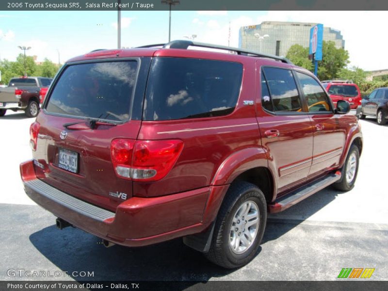 Salsa Red Pearl / Taupe 2006 Toyota Sequoia SR5