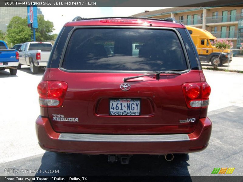 Salsa Red Pearl / Taupe 2006 Toyota Sequoia SR5
