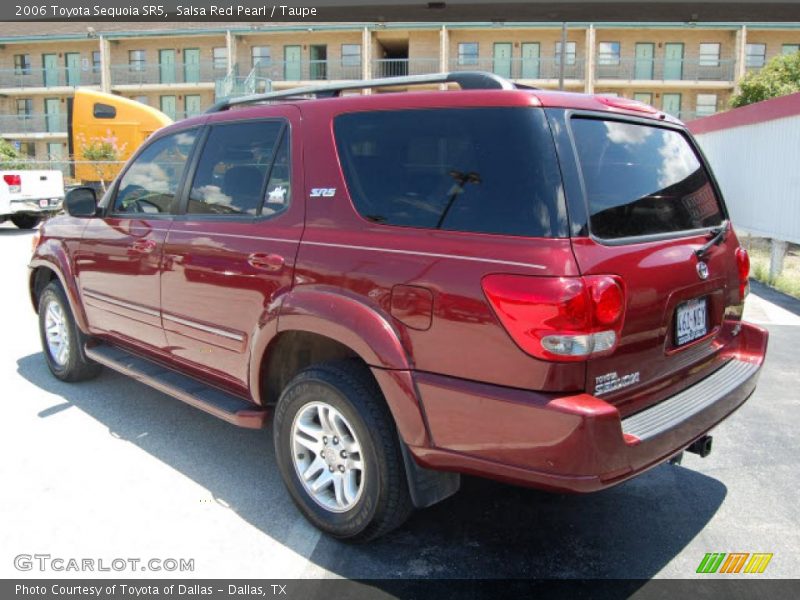 Salsa Red Pearl / Taupe 2006 Toyota Sequoia SR5
