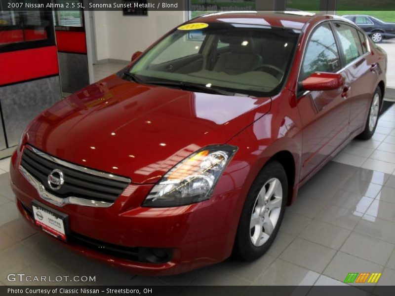 Sonoma Sunset Metallic / Blond 2007 Nissan Altima 2.5 SL