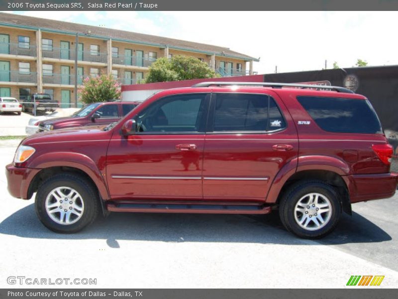 Salsa Red Pearl / Taupe 2006 Toyota Sequoia SR5