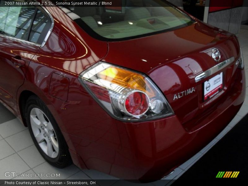 Sonoma Sunset Metallic / Blond 2007 Nissan Altima 2.5 SL