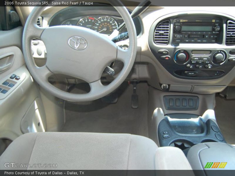 Salsa Red Pearl / Taupe 2006 Toyota Sequoia SR5