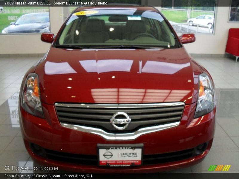 Sonoma Sunset Metallic / Blond 2007 Nissan Altima 2.5 SL