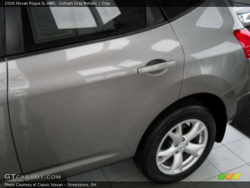 Gotham Gray Metallic / Gray 2008 Nissan Rogue SL AWD