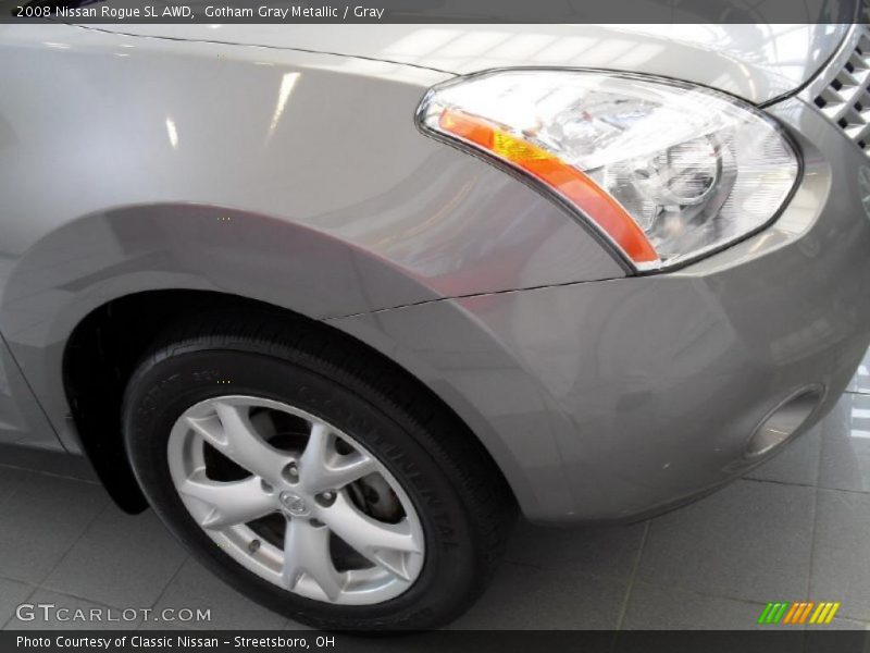 Gotham Gray Metallic / Gray 2008 Nissan Rogue SL AWD