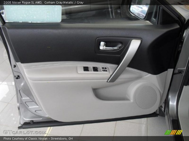 Gotham Gray Metallic / Gray 2008 Nissan Rogue SL AWD