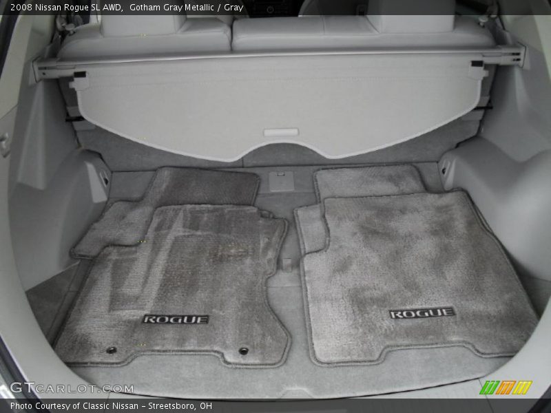 Gotham Gray Metallic / Gray 2008 Nissan Rogue SL AWD