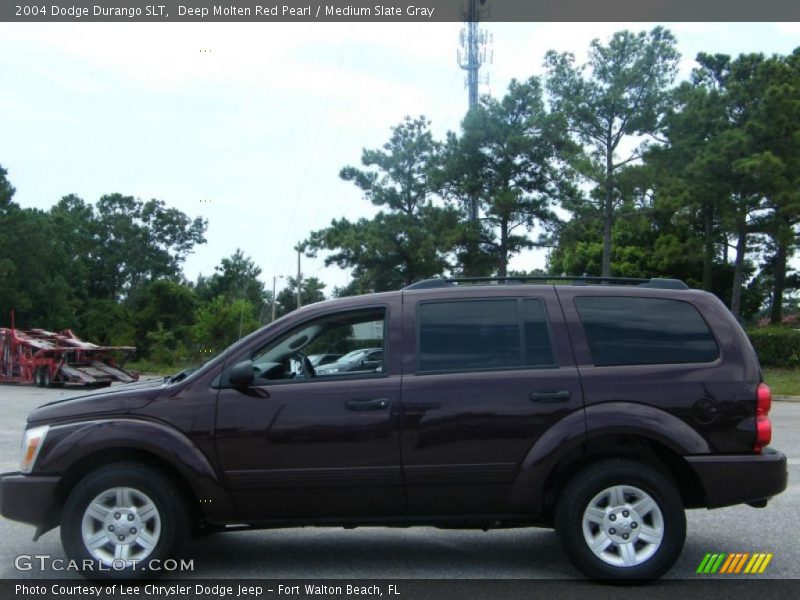 Deep Molten Red Pearl / Medium Slate Gray 2004 Dodge Durango SLT