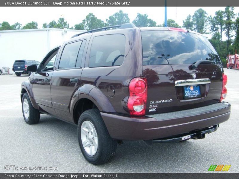 Deep Molten Red Pearl / Medium Slate Gray 2004 Dodge Durango SLT