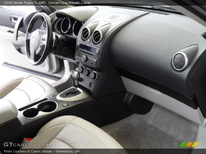 Gotham Gray Metallic / Gray 2008 Nissan Rogue SL AWD