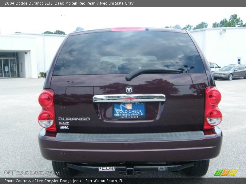 Deep Molten Red Pearl / Medium Slate Gray 2004 Dodge Durango SLT