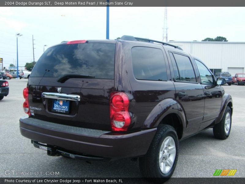 Deep Molten Red Pearl / Medium Slate Gray 2004 Dodge Durango SLT