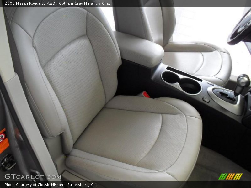 Gotham Gray Metallic / Gray 2008 Nissan Rogue SL AWD