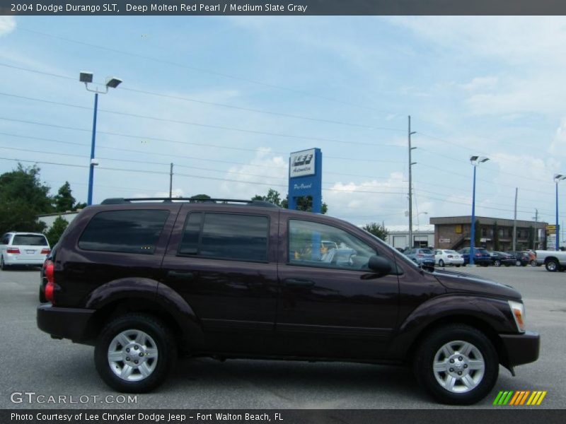 Deep Molten Red Pearl / Medium Slate Gray 2004 Dodge Durango SLT