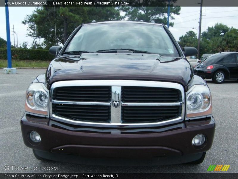 Deep Molten Red Pearl / Medium Slate Gray 2004 Dodge Durango SLT