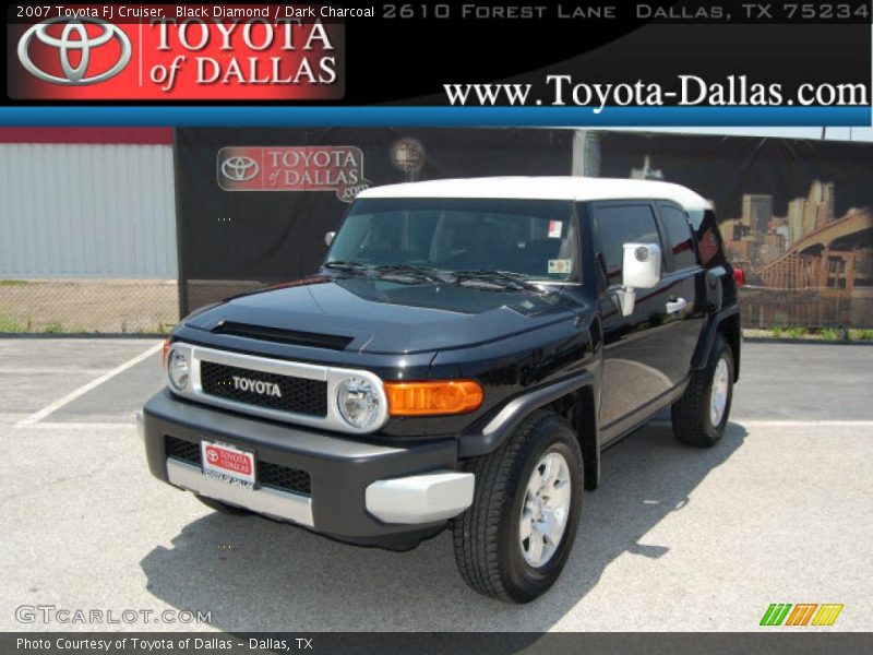 Black Diamond / Dark Charcoal 2007 Toyota FJ Cruiser