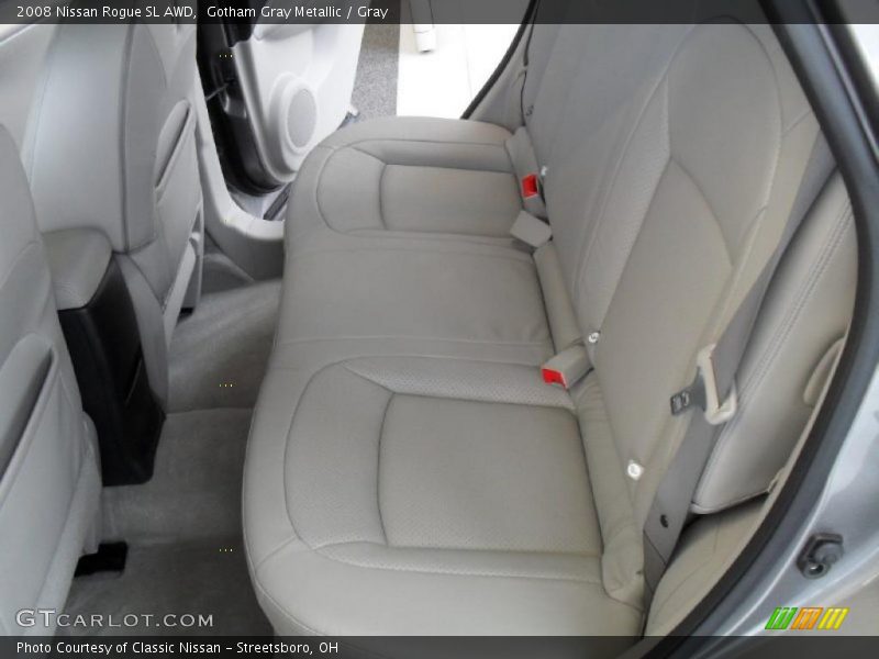 Gotham Gray Metallic / Gray 2008 Nissan Rogue SL AWD
