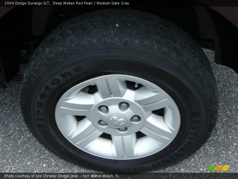 Deep Molten Red Pearl / Medium Slate Gray 2004 Dodge Durango SLT