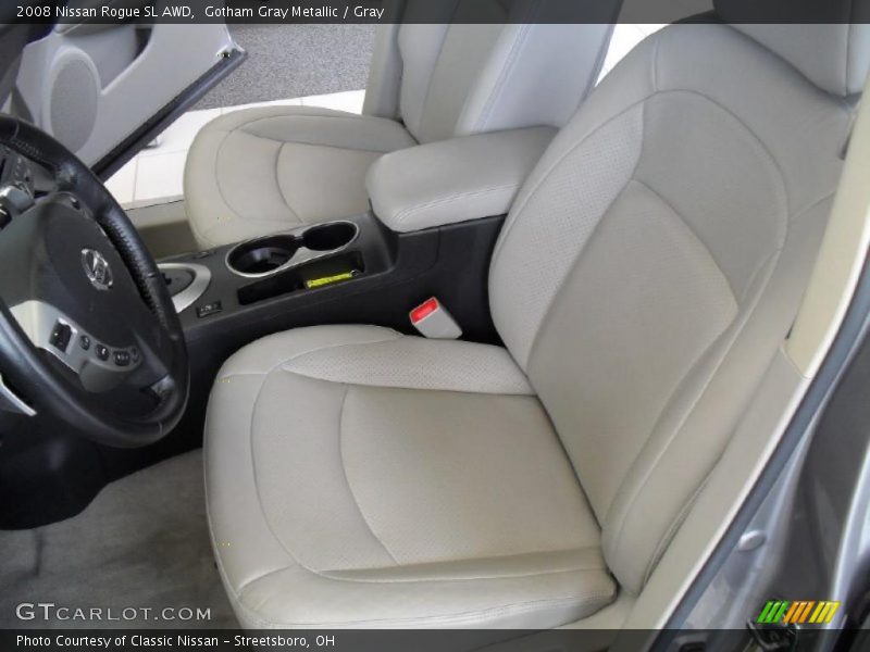 Gotham Gray Metallic / Gray 2008 Nissan Rogue SL AWD