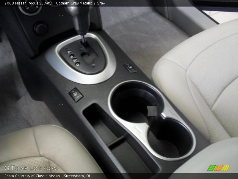 Gotham Gray Metallic / Gray 2008 Nissan Rogue SL AWD