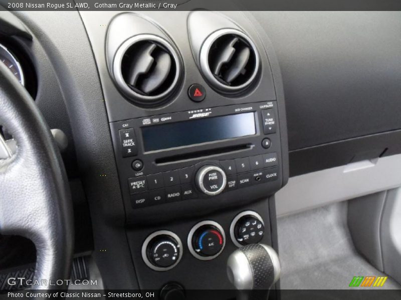 Gotham Gray Metallic / Gray 2008 Nissan Rogue SL AWD