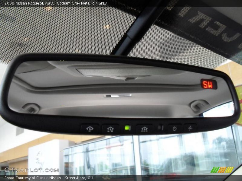 Gotham Gray Metallic / Gray 2008 Nissan Rogue SL AWD