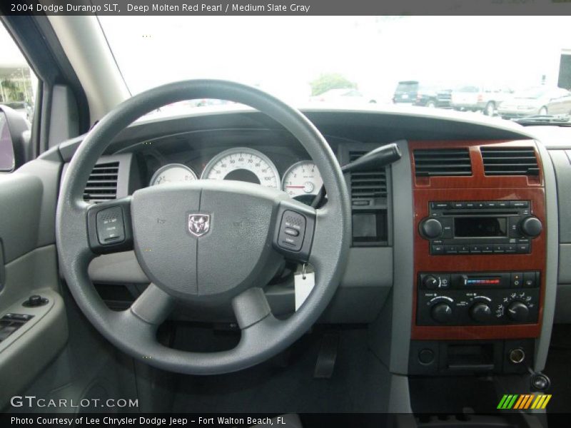 Deep Molten Red Pearl / Medium Slate Gray 2004 Dodge Durango SLT