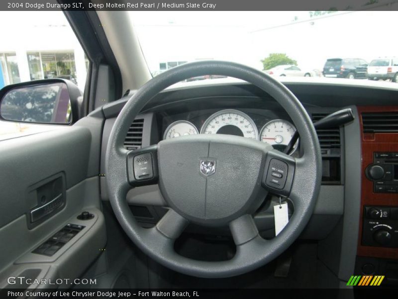Deep Molten Red Pearl / Medium Slate Gray 2004 Dodge Durango SLT