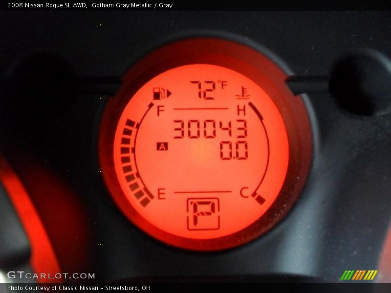 Gotham Gray Metallic / Gray 2008 Nissan Rogue SL AWD