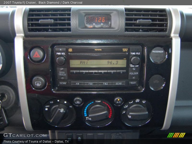 Black Diamond / Dark Charcoal 2007 Toyota FJ Cruiser