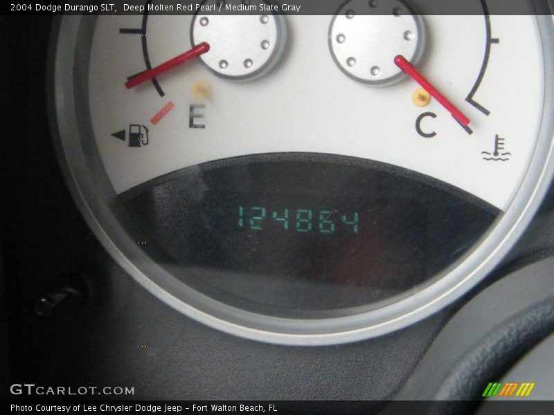 Deep Molten Red Pearl / Medium Slate Gray 2004 Dodge Durango SLT