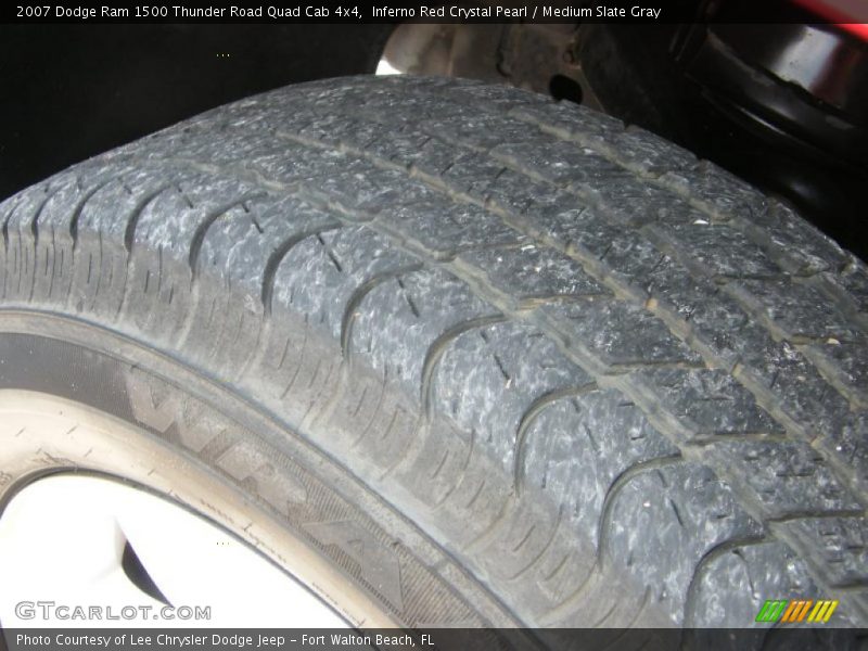 Inferno Red Crystal Pearl / Medium Slate Gray 2007 Dodge Ram 1500 Thunder Road Quad Cab 4x4