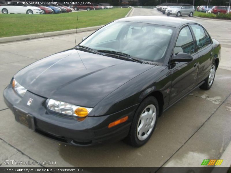 Black Silver / Gray 2002 Saturn S Series SL2 Sedan
