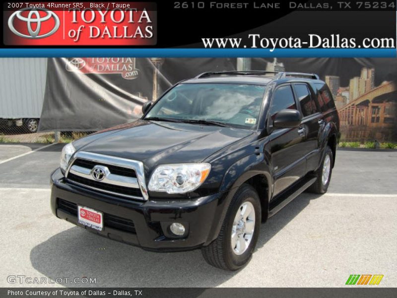 Black / Taupe 2007 Toyota 4Runner SR5