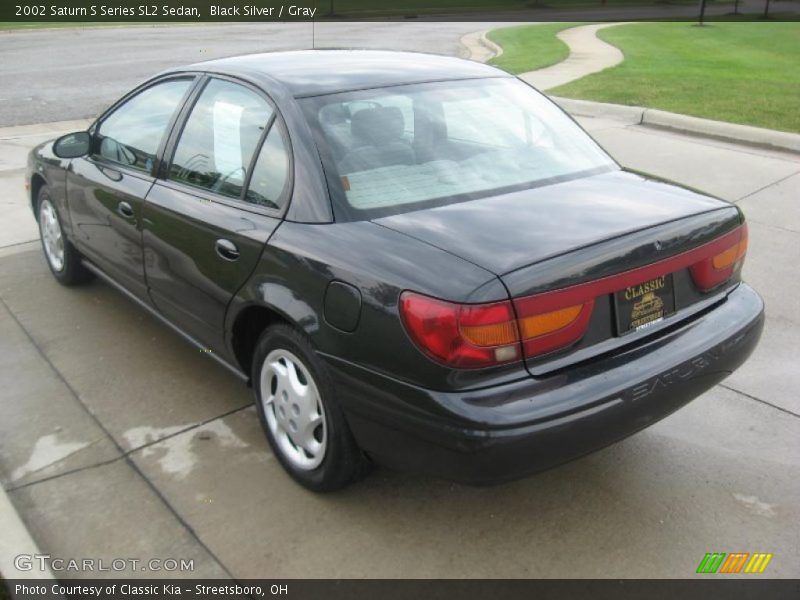 Black Silver / Gray 2002 Saturn S Series SL2 Sedan