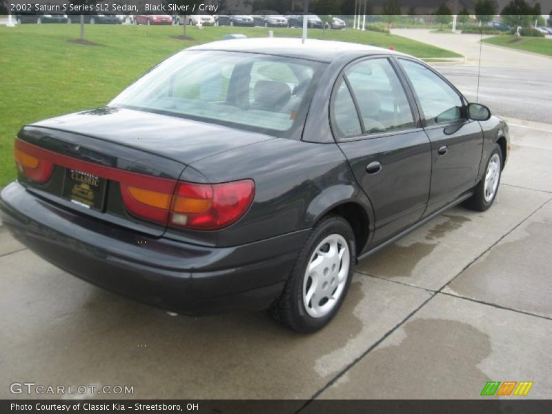 Black Silver / Gray 2002 Saturn S Series SL2 Sedan