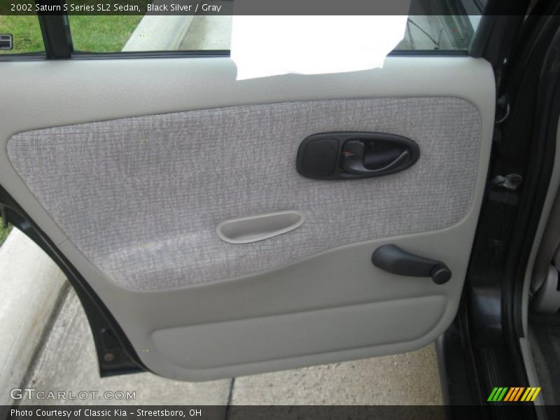 Black Silver / Gray 2002 Saturn S Series SL2 Sedan