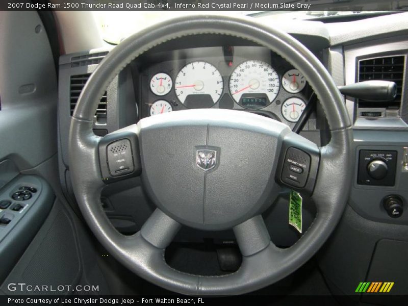 Inferno Red Crystal Pearl / Medium Slate Gray 2007 Dodge Ram 1500 Thunder Road Quad Cab 4x4