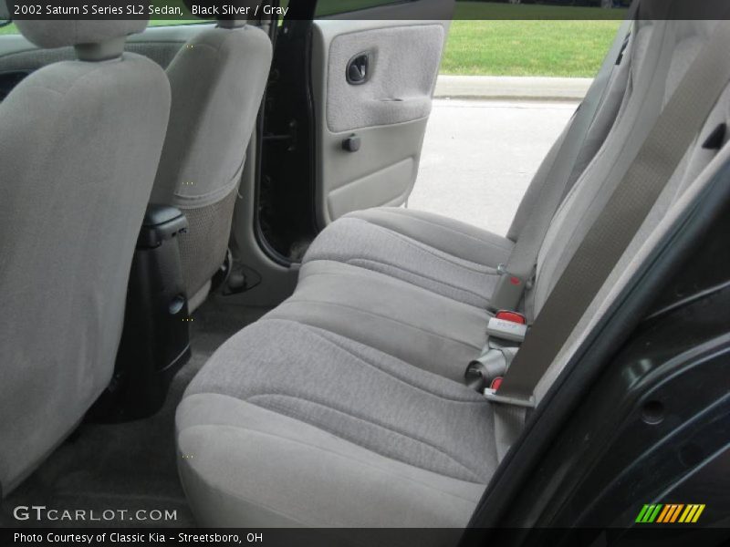 Black Silver / Gray 2002 Saturn S Series SL2 Sedan