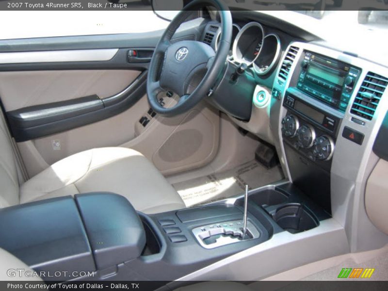 Black / Taupe 2007 Toyota 4Runner SR5