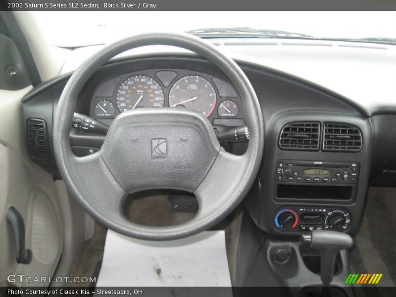 Black Silver / Gray 2002 Saturn S Series SL2 Sedan
