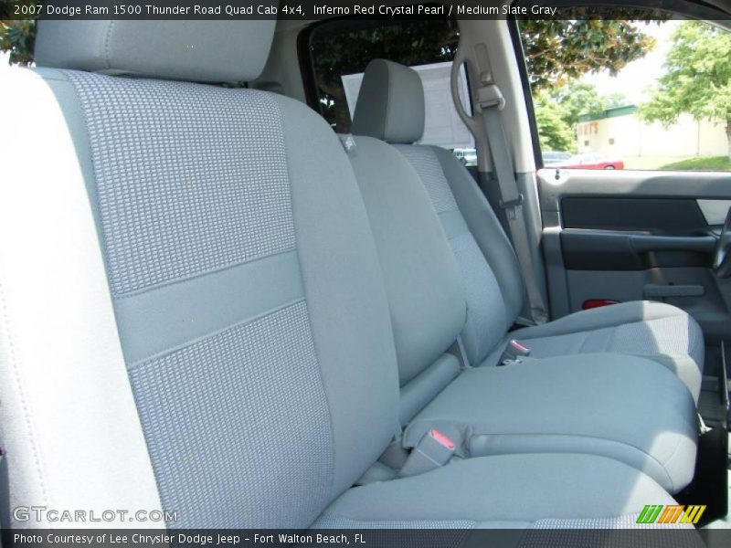 Inferno Red Crystal Pearl / Medium Slate Gray 2007 Dodge Ram 1500 Thunder Road Quad Cab 4x4