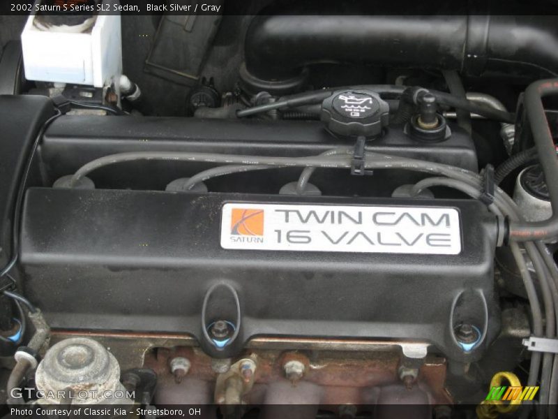Black Silver / Gray 2002 Saturn S Series SL2 Sedan