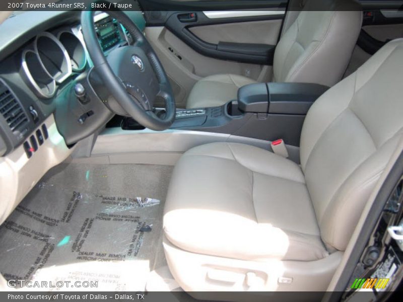 Black / Taupe 2007 Toyota 4Runner SR5