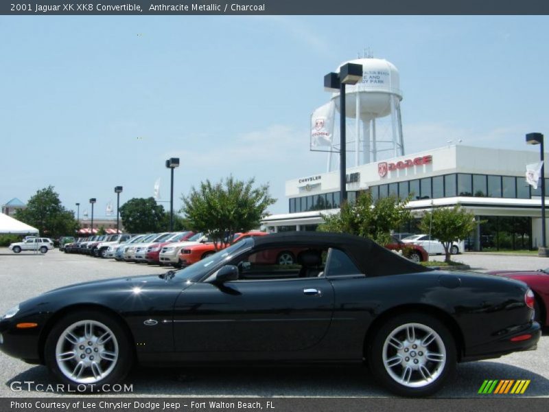 Anthracite Metallic / Charcoal 2001 Jaguar XK XK8 Convertible