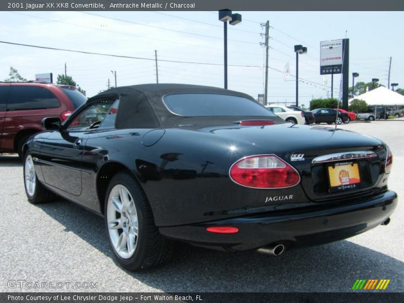 Anthracite Metallic / Charcoal 2001 Jaguar XK XK8 Convertible