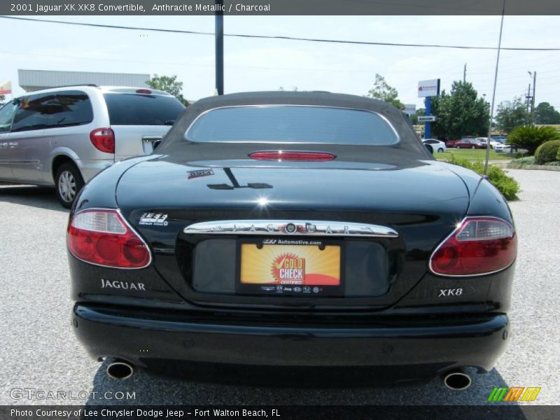 Anthracite Metallic / Charcoal 2001 Jaguar XK XK8 Convertible