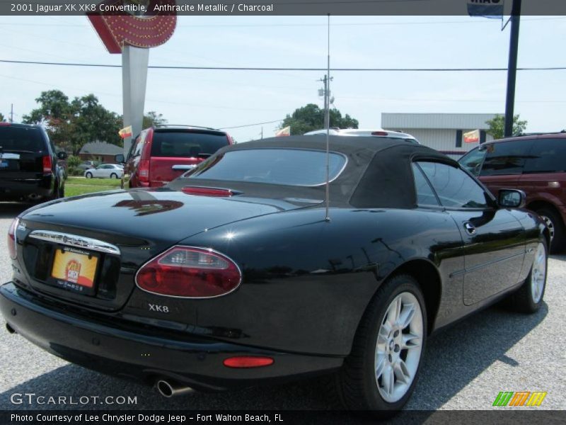 Anthracite Metallic / Charcoal 2001 Jaguar XK XK8 Convertible